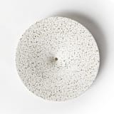 "White Terrazzo Dimple Wall Hook, Large" - Wall Hooks in white by Pretti.Cool