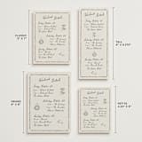 "Puglia" - Wedding Weekend Itinerary Cards in Rock by Pati Cascino - Formats Available