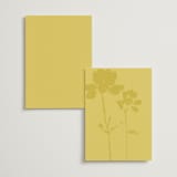"Bloom" - Wedding Weekend Itinerary Cards in Caribbean Citrus by Morgan Kendall - Back of Card Options
