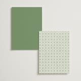 "Summer Linen" - Wedding Weekend Itinerary Cards in Garden by Kelly Schmidt - Back of Card Options