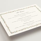 "Monogramed" - Wedding Weekend Itinerary Cards in Blush by Susan Moyal - Detail