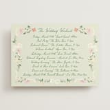 "spring draped garland" - Wedding Weekend Itinerary Cards in Spring by Phrosné Barwood - Front