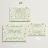 "spring draped garland" - Wedding Weekend Itinerary Cards in Spring by Phrosné Barwood - Formats Available