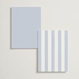 "Marenza" - Wedding Weekend Itinerary Cards in Bluebell by Jessica Williams - Back of Card Options