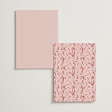 "Love in Bloom" - Wedding Weekend Itinerary Cards in Brick by Julia Liverton - Back of Card Options