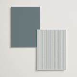 "Modern Stripes" - Wedding Weekend Itinerary Cards in Capri by Emily Betts - Back of Card Options