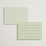 "Swoon" - Wedding Weekend Itinerary Cards in Lemongrass by Sam Dubeau - Back of Card Options