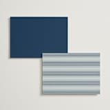 "Landscape Script" - Wedding Weekend Itinerary Cards in Sky by Kelly Schmidt - Back of Card Options