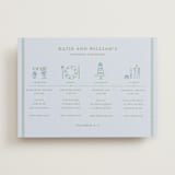 "Hydrangea Vines" - Wedding Weekend Itinerary Cards in Coastal by Madhvi Samimi - Front