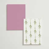 "Barolo" - Wedding Weekend Itinerary Cards in Deep Blush by Pati Cascino - Back of Card Options