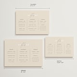 "True North" - Wedding Weekend Itinerary Cards in Olive You More by Design Lotus - Formats Available