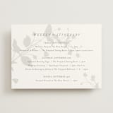 "Autumnal" - Wedding Weekend Itinerary Cards in Fawn by AK Graphics - Front