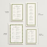 "grid" - Wedding Weekend Itinerary Cards in Citrus by Angela Quan - Formats Available