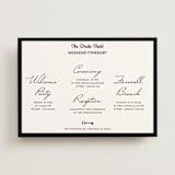 "Hotel" - Wedding Weekend Itinerary Cards in Ivory by Studio Suku - Front