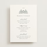 "Arden" - Wedding Weekend Itinerary Cards in Camouflage by Jelena Vuletic - Front