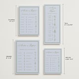"Botanical Garden" - Wedding Weekend Itinerary Cards in Ocean by Sherley Ferreira - Formats Available