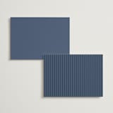 "Boston Toile" - Wedding Weekend Itinerary Cards in Marine by Jenna Holcomb - Back of Card Options