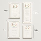 "Chelsea" - Wedding Weekend Itinerary Cards in Hibiscus by Everett Paper Goods - Formats Available