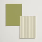 "rory" - Wedding Weekend Itinerary Cards in Olive by Ellen Schlegelmilch - Back of Card Options