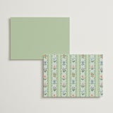 "River Valley" - Wedding Weekend Itinerary Cards in Pine by Paper Sun Studio - Back of Card Options