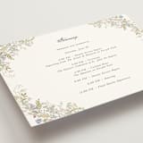 "flowering arch" - Wedding Weekend Itinerary Cards in Sage by Lori Wemple - Detail