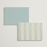 "Amalfi Coast Wedding" - Wedding Weekend Itinerary Cards in Aqua by Chris Griffith - Back of Card Options