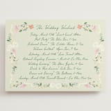 "spring draped garland" - Wedding Weekend Itinerary Cards in Spring by Phrosné Barwood - Front