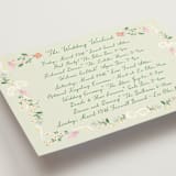 "spring draped garland" - Wedding Weekend Itinerary Cards in Spring by Phrosné Barwood - Detail