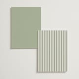 "Scripted Initials" - Wedding Weekend Itinerary Cards in Spring by Kelly Schmidt - Back of Card Options