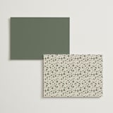 "True North" - Wedding Weekend Itinerary Cards in Olive You More by Design Lotus - Back of Card Options