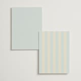 "Gilmore" - Wedding Weekend Itinerary Cards in Sky by Kristie Kern - Back of Card Options