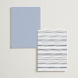 "The Big Day" - Wedding Weekend Itinerary Cards in Cornflower by Sherley Ferreira - Back of Card Options