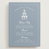"Coastal Breeze" - Wedding Weekend Itinerary Cards in Blue Ocean by Sherley Ferreira - Front