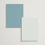 "Hydrangea bloom" - Wedding Weekend Itinerary Cards in Seaside by Stacey Meacham - Back of Card Options