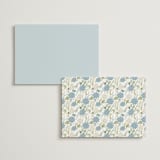 "Wedgewood" - Wedding Weekend Itinerary Cards in Cerulean by Susan Moyal - Back of Card Options