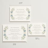 "Wedgewood" - Wedding Weekend Itinerary Cards in Cerulean by Susan Moyal - Formats Available