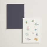"Journey of the Day" - Wedding Weekend Itinerary Cards in Porcelain by frau brandt - Back of Card Options