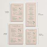 "Crazy Little Thing Called Love" - Wedding Weekend Itinerary Cards in Avocado by Helena Vitto - Formats Available