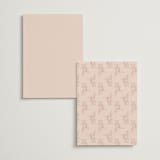 "Avery" - Wedding Weekend Itinerary Cards in Dusty Pink by Jennifer Postorino - Back of Card Options