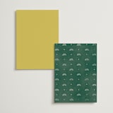 "Coastal Drift" - Wedding Weekend Itinerary Cards in Caribbean Citrus by Pixel and Hank - Back of Card Options