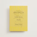 "Bloom" - Wedding Weekend Itinerary Cards in Caribbean Citrus by Morgan Kendall - Front