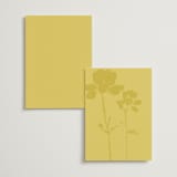"Bloom" - Wedding Weekend Itinerary Cards in Caribbean Citrus by Morgan Kendall - Back of Card Options