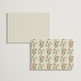 "Garden Heirloom" - Wedding Weekend Itinerary Cards in Garden by Elly - Back of Card Options