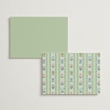 "River Valley" - Wedding Weekend Itinerary Cards in Pine by Paper Sun Studio - Back of Card Options