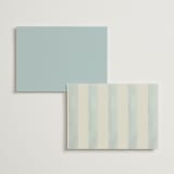"Amalfi Coast Wedding" - Wedding Weekend Itinerary Cards in Aqua by Chris Griffith - Back of Card Options