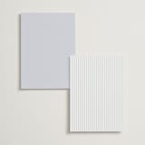 "Ocean Point" - Wedding Weekend Itinerary Cards in Sky by Everett Paper Goods - Back of Card Options
