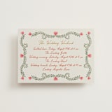 "Chantilly" - Wedding Weekend Itinerary Cards in Sunset by Maja Cunningham - Front
