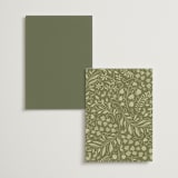 "Soria" - Wedding Weekend Itinerary Cards in Meadow by Melanie Kosuge - Back of Card Options