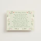 "spring draped garland" - Wedding Weekend Itinerary Cards in Spring by Phrosné Barwood - Front
