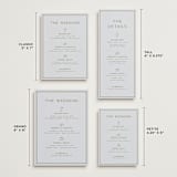 "callum" - Wedding Weekend Itinerary Cards in Lavender by Ellen Schlegelmilch - Formats Available